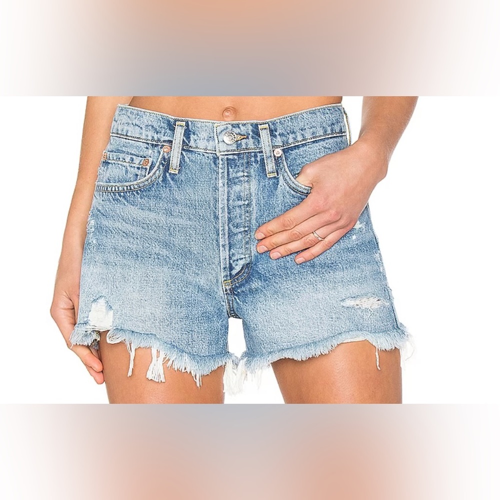 AGOLDE Parker Vintage Cut Off Shorts in Swampmeet - Size 24